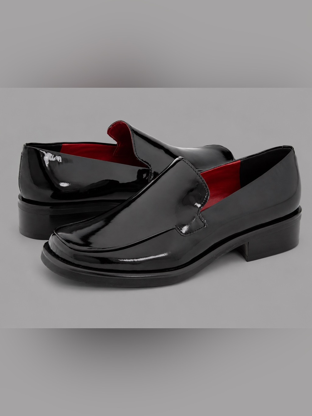 Franco Sarto Black Patent Leather Loafers Women’s Size 8 - Picture 2 of 7